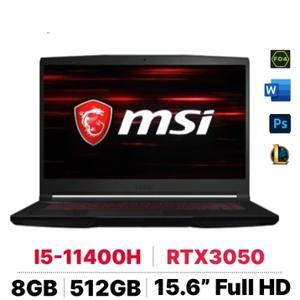 Laptop MSI Gaming GF63 Thin 11UC-444VN - Intel Core i5-11400H, 8GB RAM, SSD 512GB, Nvidia GeForce RTX 3050 4GB GDDR6, 15.6 inch