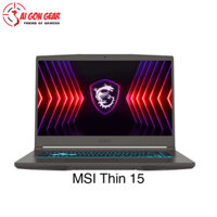 Laptop MSI Gaming GF63 Thin (11UC-1228VN) (i7-11800H/8GB RAM/512GB SSD/RTX3050 4GB/15.6 inch FHD 144Hz/Win11/Đen)