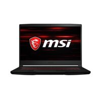Laptop MSI Gaming GF63 Thin 9SCSR (1057VN) (i5 9300H 8GB RAM/512GBSSD/GTX1650Ti 4G/15.6 inch FHD 144Hz/Win 10/Đen) (Laptop MSI, Intel Core I5, )