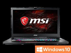 Laptop MSI GE73VR 7RF Raider 414VN - Intel core i7, 16GB RAM, HDD 1TB + SSD 256GB, NVIDIA GeForce® GTX 1070 8GB GDDR5, 17.3 inch
