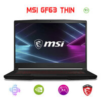 Laptop MSI GF63 Core i5*11400H, Ram 8GB , SSD 512GB, 15.6 FHD, GTX 1650