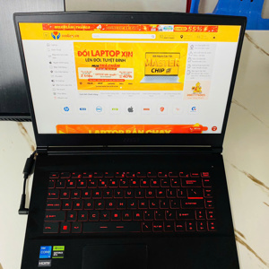 Laptop MSI GF63 Thin 12VE 460VN - Intel core i5-12450H, 8GB RAM, SSD 512GB, Nvidia GeForce RTX 4050 6GB GDDR6, 15.6 inch