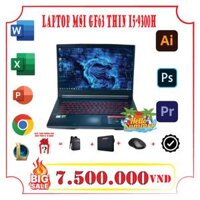 Laptop MSI GF63 Thin i5-9300H 8GB 512GB GTX 1050 FHD