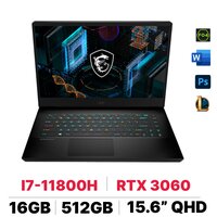 Laptop MSI GP66 Leopard 11UE 643VN - Intel Core i7-11800H, 16GB RAM, SSD 1TB, Nvidia GeForce RTX 3060 6GB GDDR6, 15.6 inch