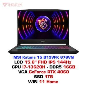 Laptop MSI Katana 15 B13VFK 676VN - Intel Core i7-13620H, 16GB RAM, SSD 1TB, Nvidia GeForce RTX 4060 8GB, 15.6 inch