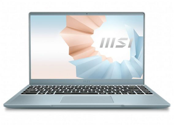 Laptop MSI Modern 14 B10MW 482VN - Intel Core i3-10110U, RAM 8GB, 256GB SSD, Intel® UHD, 14.0 inch FHD, Win 10, Blue Stone