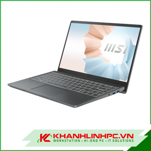 Laptop MSI Modern 14 B11M-073VN - Intel Core i7-1165G7, 8Gb RAM, SSD 512GB, Intel Iris Xe Graphics, 14 inch