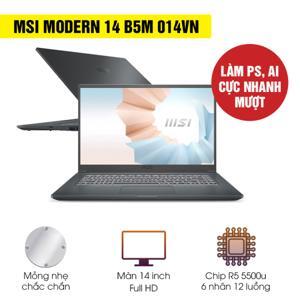 Laptop MSI Modern 14 B5M 202VN - AMD Ryzen 5-5500U, 8GB RAM, SSD 512GB, AMD Radeon Graphics, 14 inch