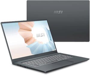 Laptop MSI Modern 15 A5M 237VN - AMD Ryzen 7 - 5700U, 8GB RAM, SSD 512GB, AMD Radeon Graphics, 15.6 inch