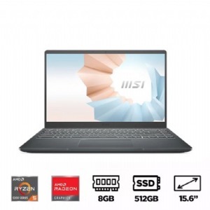 Laptop MSI Modern 15 A5M 238VN - AMD Ryzen 5-5500U, 8GB RAM, SSD 512GB, AMD Radeon Graphics, 15.6 inch