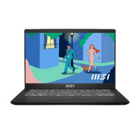 Laptop MSI Modern 14 (Core i5 1235U, 16GB RAM, 512GB SSD, Intel Iris Xe Graphics, 14.0 inch FHD IPS, Black, C12MO‑660VN)