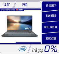 Laptop MSI Prestige 14EVO A11M-089VN i7  Giá Rẻ