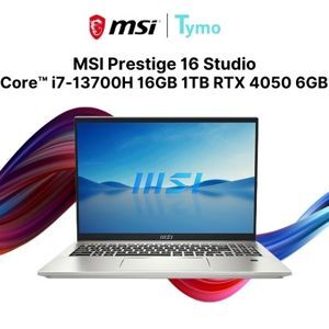 Laptop MSI Prestige 16 Studio A13VE 214VN - Intel Core i7-13700H, 16GB RAM, SSD 1TB, Nvidia GeForce RTX 4050 16GB, 16 inch