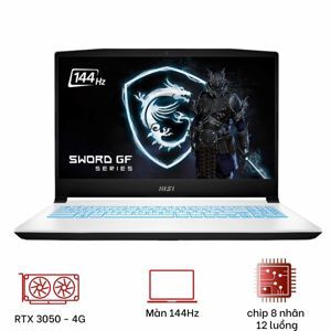 Laptop MSI Sword 15 - Intel Core i5-12450H, 8GB RAM, SSD 512GB, Nvidia GeForce RTX 3050 4GB GDDR6, 15.6 inch