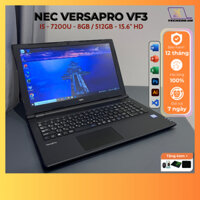 Laptop NEC VersaPRO VF-3 I5-7200U/8GB/512GB SSD/15.6inch HD/ học tập, làm việc văn phòng có HDMI trình chiếu tốt