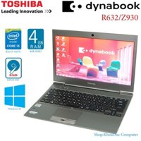 Laptop Nhật Bản toshiba dynabook z632/z930 i5-3427U/4g ram/128GB ssd