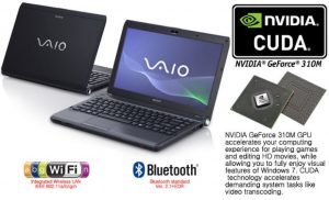 Laptop Sony Vaio VPCS117GG - Intel Core i5-520M 2.4GHz, 4GB RAM, 500GB HDD, NVIDIA GeForce G 310M, 13.3 inch