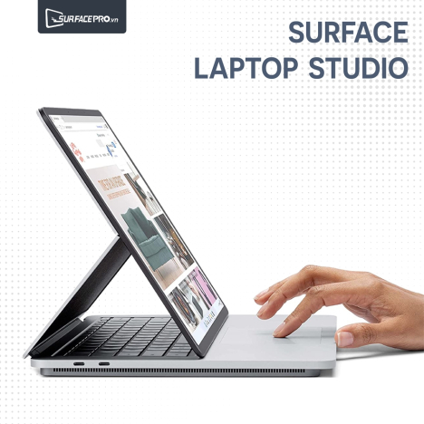 Laptop Surface Laptop Studio - Intel Core i7-11370H, 16GB RAM, SSD 512GB, Nvidia GeForce RTX 3050Ti 4GB GDDR6, 14.4 inch