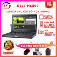 Laptop Trùm Đồ Họa Nặng, Laptop Đồ Họa Chuyên Nghiệp Dell Precision M6800, i7-4800QM, VGA K3100M-4G, Màn 17.3 FullHD, LaptopLC298-giá 14.499.000 ₫