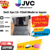 Laptop xách tay giá rẻ Dell Xps 13-9360 i7 7560U/ 8GB/ 256GB PCIe/ 13.3" touch 3K / Win 10 Pin90%