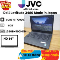 Laptop xách tay Giá rẻ Laptop Dell Latitude 3480/i5-7200/Ram 8gb/SSD 256G 14.0 Pin 80%