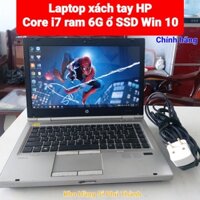 Laptop xách tay HP core i7 ram 6G ổ SSD Win 10 chính hãng (đã sử dụng) BH 1 năm