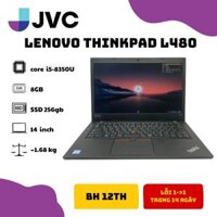 Laptop xách tay lenovo Thinkpad L480 | I5 – 8350U | Ram 8GB | SSD 256GB | 14″ HD | Card On Pin 90%