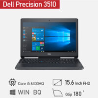 LaptopDell Precision 3510 Core i7 – Core i7-6700HQ | 8GB | SSD 256GB| AMD FirePro W5130M (2GB) | 15.6″ Full HD