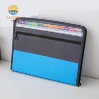 Larchlo Dây Kéo Túi Đàn Organ Để Bàn Tổ Chức Ví A4 Thư Mục Tập Tin Dung Tích Lớn Học Sinh Túi Giấy Trường Văn Phòng Phẩm Túi Tài Liệu