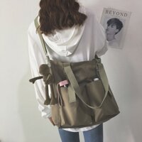 Large capacity Canvas Bag Cool Bag European College Student Shoulder Bag Waterproof Bag Travel Bag