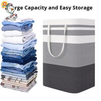 Large Laundry Basket,Freestanding Laundry Hamper, Collapsible Clothes Hamper with Handles for Clothes Toys Home Storage Basket JP2HY
