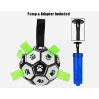 Large Size Interactive Dogs Toy Soccer Ball for Tug of War (15cm)