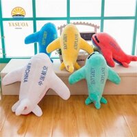 Larglo Máy Bay Sang Trọng Đồ Chơi Quà Tặng Giáng Sinh 40cm Sang Trọng Gối Mềm Trang Trí Nhà Giường Sofa Trang Trí Máy Bay Gối Nhồi Bông