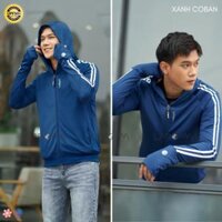 LAROMA Áo chống nắng nam 1 lớp UPF50  Làm mát  Vải thơm  Kháng khuẩn - Xanh coban - XXL 75-85kg