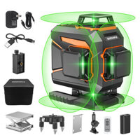 Laser Level GOCHIFIX 4x360 16 Line 4D Self Leveling Green Laser Level Horizontal Vertical Level Tool for Construction Sh