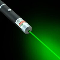 Laser Pen Beam Light GreenPurpleRed Laser Light Pointer Pen Power 5MW 650nm Green Laser Pen Black Strong Visible Light TSLM1 - green