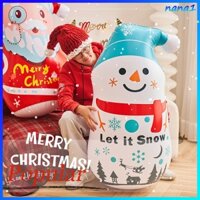 Lật Đật Bơm Hơi Pvc Hình Ông Già Noel / Người Tuyết 110cm Trang Trí Nhà Cửa Dịp Giáng Sinh