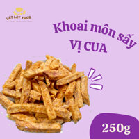 [Lạt Lạt Food] Khoai Sấy Vị Cua không hương liệu, không chất bảo quản đóng gói 250gr