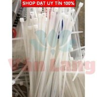 Lạt Thít, Dây Thít Nhựa Màu Trắng gói 1Kg có đủ các cỡ 10cm, 15cm, 20cm, 25cm, 30cm, 40cm, 50cm