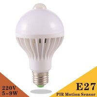 Lattuso Đèn Cảm Biến Chuyển Động PIR 5W 7W 9W Bóng Đèn LED E27 220V Tự Động Đèn LED Thông Minh PIR Hồng Ngoại Đèn Cơ Thể Với Các Đèn Cảm Biến Chuyển Động