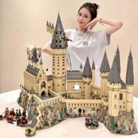 Lâu đài Hogwarts Harry Potter Xây dựng Khối xây dựng Lego tương thích Độ khó cao Bé trai Bé gái Đồ chơi lắp ráp giáo dục 11.0
