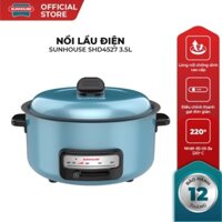 Lẩu điện 3,5 lit Sunhouse SHD4527 Chống Dính , Bảo Hành chính Hãng 12 Tháng