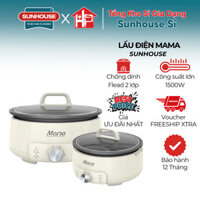 Lẩu Điện 4L Sunhouse Mama Đa Năng 5 Trong 1 - Công Suất 1500W
