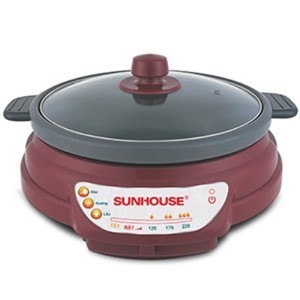 Nồi lẩu điện Sunhouse SH535L (SH-535L/ SH535) - 3.5 lít, 1300W