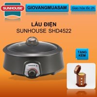 Lẩu điện SUNHOUSE SHD4522 Tặng lọ đựng tăm gỗ hương cao cấp