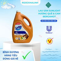 Lau sàn Sunlight can 3,6L hương quê & cam bergamot