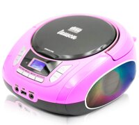 Lauson NXT565 Boombox with Cd Player Mp3 | Portable Radio CD-Player Stereo with USB | Cd Player for Kids | LED Light Function | Headphone Jack 3.5m...