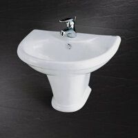 LAVABO CAESAR CHÂN LỬNG L2230+P2433