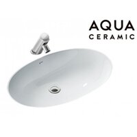 Lavabo chậu rửa mặt Inax AL-2216V âm bàn sứ chống bám bẩn Aquaceramic - AL2216V