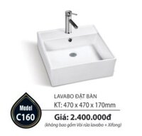 Lavabo đặt bàn C160